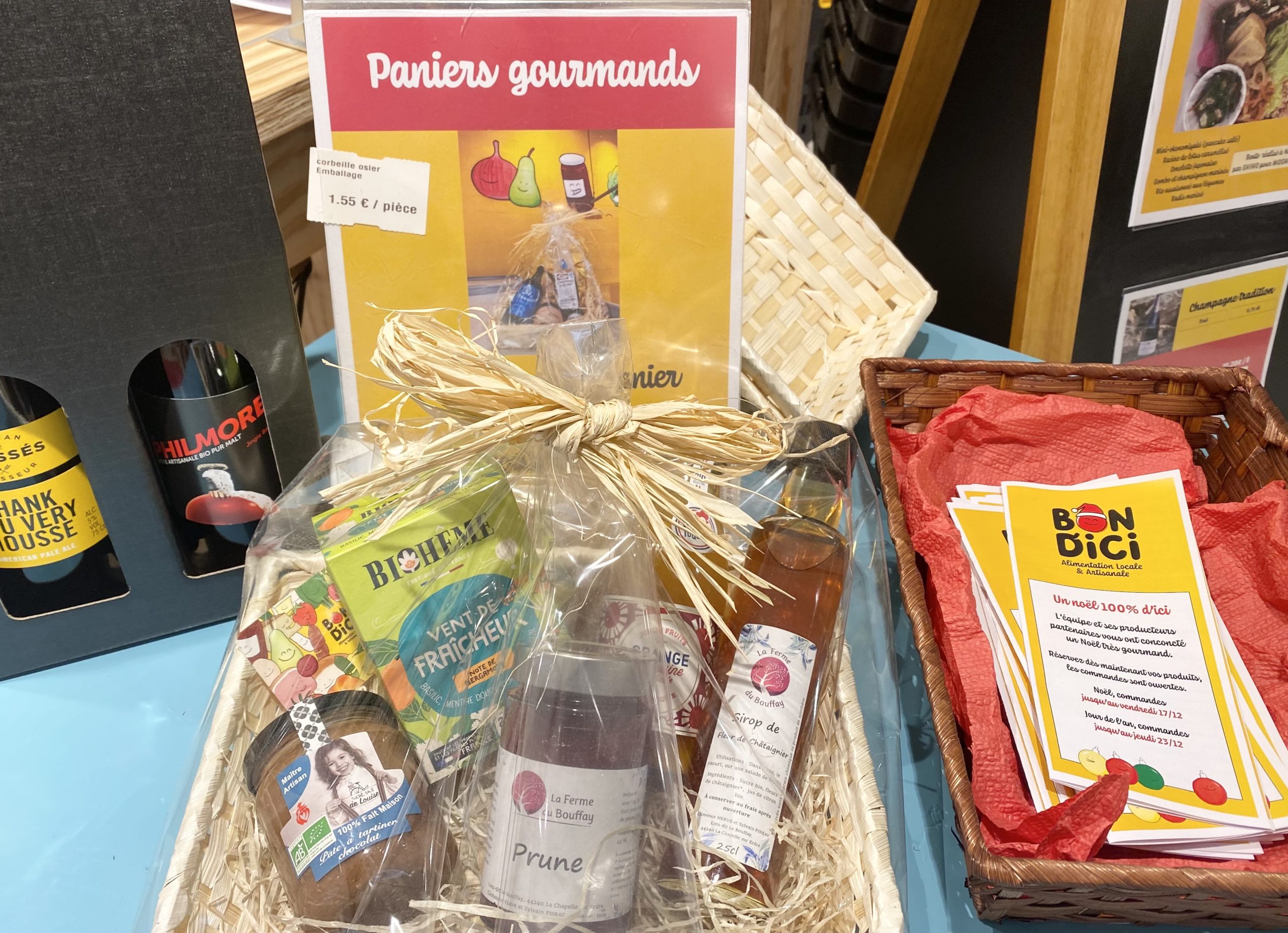 Bon D'ici Corbeille Noël