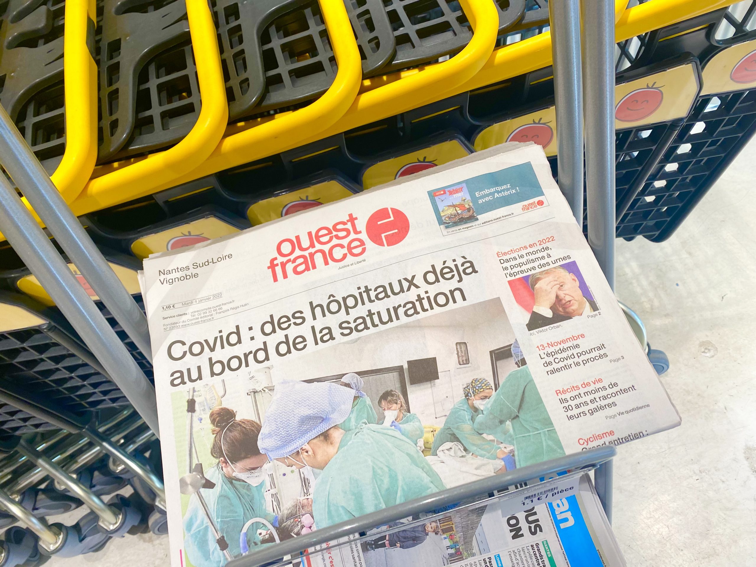 Ouest-France en vente chez Bon D'ici